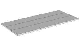 Mensola scaffale CLIP/3M RAL (8 modelli)