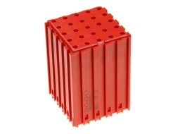 Basamento CNC in plastica per frese con gambo cilindrico da 3 mm