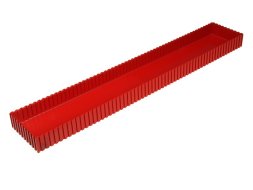 Scatola di plastica tipo 2139 (35 x 602 x 102 mm)