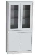 Armadio con ante in vetro e cieche Kovos SPS K1A