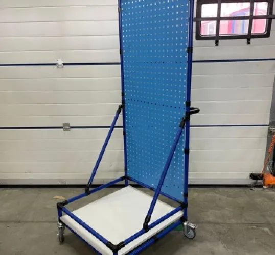 Carrello di pulizia per metodologia 5S