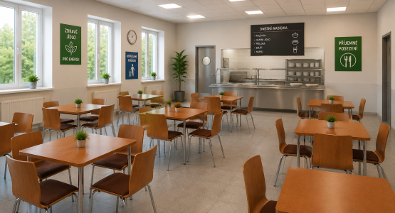 Set da pranzo per la mensa scolastica