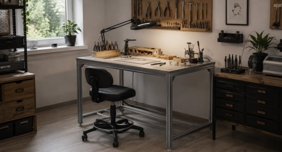 Tavoli dal sistema in alluminio