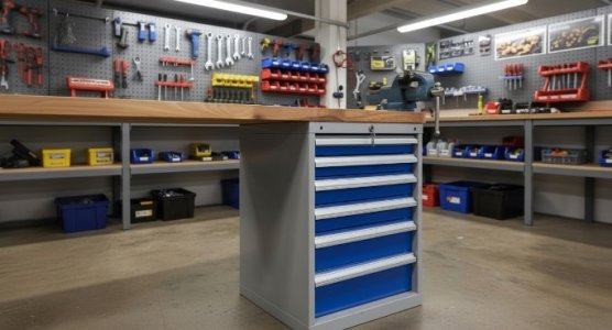 Contenitori da tavolo per officina
