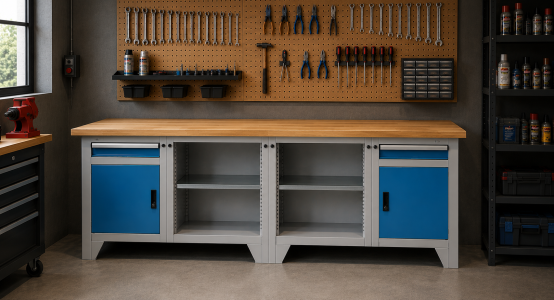 Tavoli da officina larghi 2500 mm