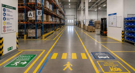 Segnaletica sul pavimento