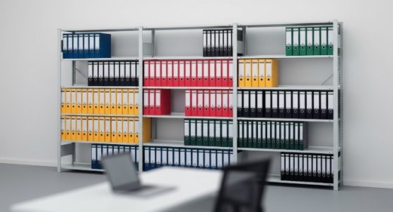 Scaffali da ufficio per cartelle