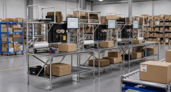 Postazione di imballaggio/assemblaggio