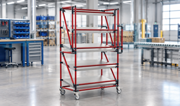 Carrello a scaffale