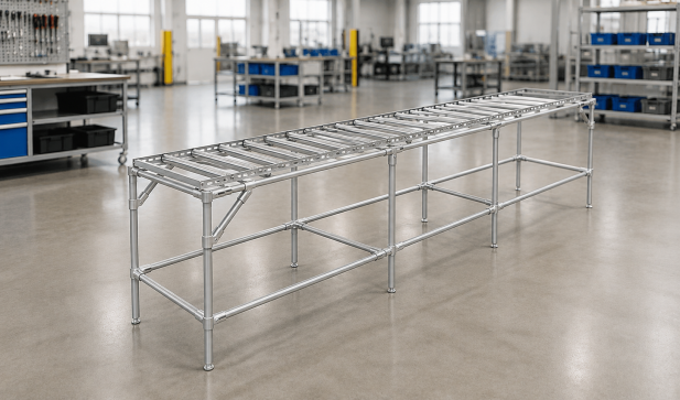 Trasportatori a rulli per un flusso efficiente del materiale
