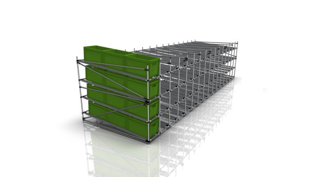 Sistema di scaffalature